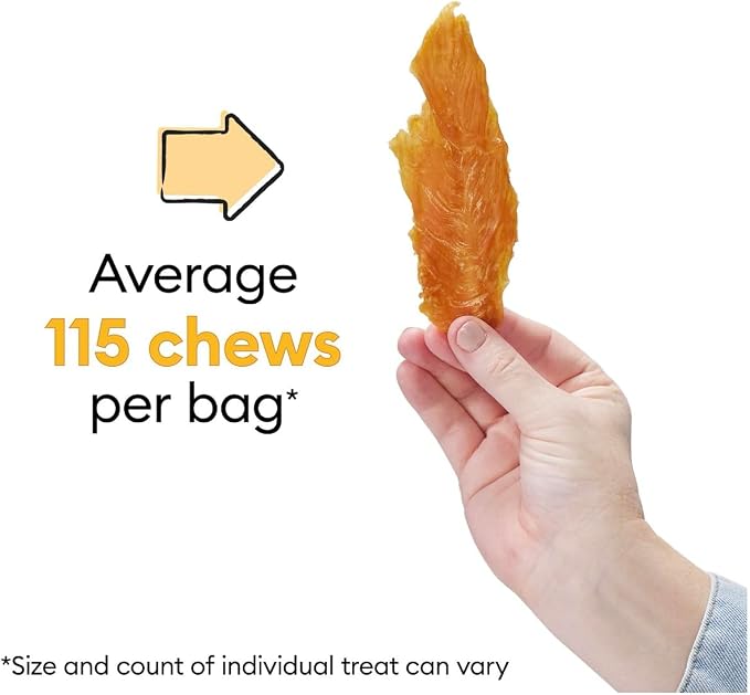 Wiggles & Wags Chicken Jerky Cuts Dog Treats, 4 lb Bag, with DN Essentials Bonus Waste Bag Dispenser & Roll