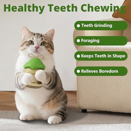 Catnip Toys, Catnip Toys for Cats, Tree-Shaped Cat Interactive Toy, Cat Toy for Bored Indoor Adult Cats, Suitable for Felines