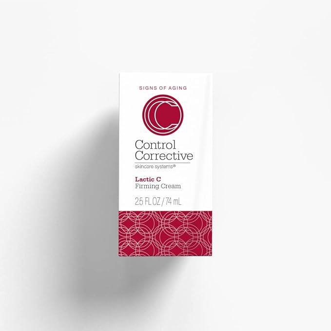 CONTROL CORRECTIVE Lactic-C Firming Cream, 2.5 Oz - 5% Lactic-Acid Based Anti-Aging Moisturizer, Hydrates, Nourishes, Tones, Balances, Combined With Vitamin C To Smooth The Complexion
