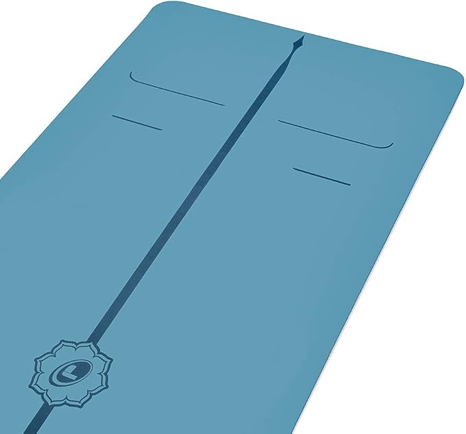Liforme Evolve Yoga Mat – Free Yoga Bag Included - Patented Alignment System, Warrior-like Grip, Non-slip, Eco-friendly, Sweat-Resistant, Long, Wide, 4.2mm thick mat for comfort
