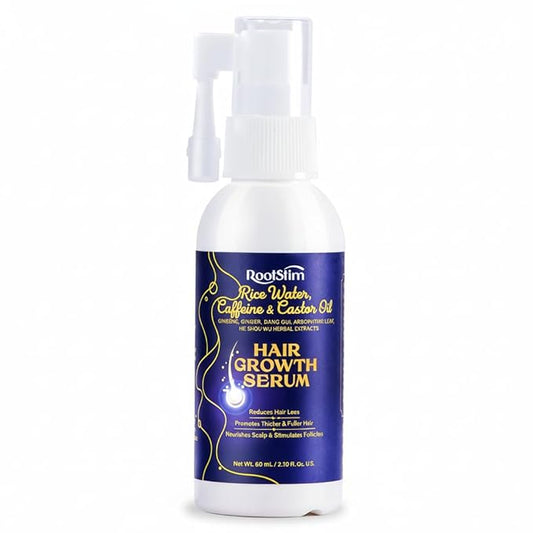 Hair Growth Serum for Men & Women, Hair Growth Spray, Rice Water & Biotin & Caffeine - Hair Oils for Hair Growth -Longer, Fuller Hair
