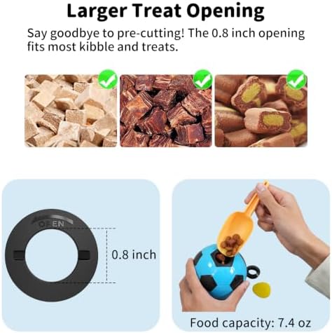 Interactive Dog Toys Treat Puzzle Dispensers Giggle Dog Ball
