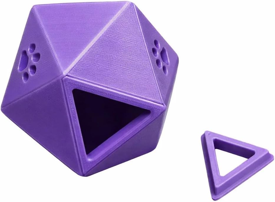 Interactive Cat Toys for Indoor Cats – Adjustable Slow Feeding Treat Dispenser, Puzzle Ball for Mental Stimulation, Boredom Relief, Hunting Exercise, Kitten & Adult Cat Feeder Toy