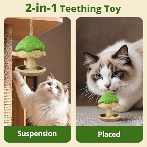 Catnip Toys, Catnip Toys for Cats, Tree-Shaped Cat Interactive Toy, Cat Toy for Bored Indoor Adult Cats, Suitable for Felines