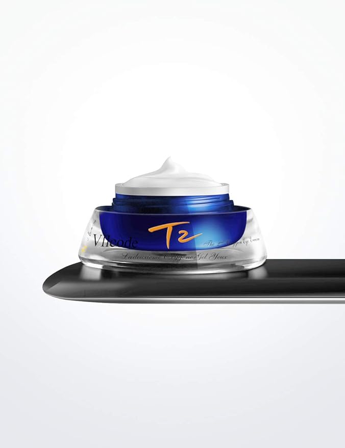 T2 O2.5 Oxygen Eye Cream for Dark Circles and Wrinkles - Reduces Puffiness, Crow's Feet, Fine Lines and Bags