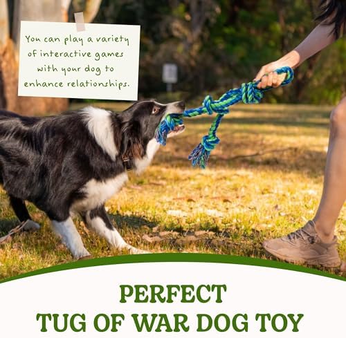 Dog Rope Toy for Large Dogs Heavy Duty Dog Chew Toys for Aggressive Chewers