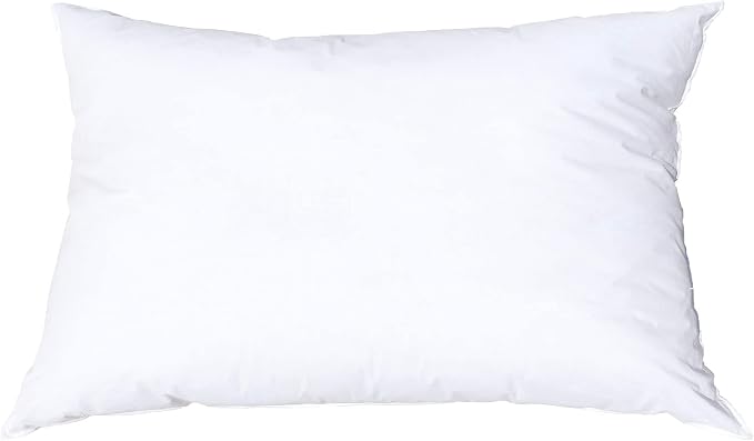 Pillowflex Synthetic Down Pillow Insert 14x32 in - Karate Chop Pillow | Large Rectangle Sham Form, Plush Polyester Cotton Blend, Cloud-Like Comfort, Clump-Resistant Fill, Smooth Elegant Finish