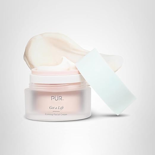 Firming Facial Cream, Get a Lift by PUR Beauty - Triple-Action Lightweight Moisturizer for Face & Neck Tightens Sagging Skin & Restores Firmness for Fine Lines & Wrinkles - Non-Greasy & Gluten Free.