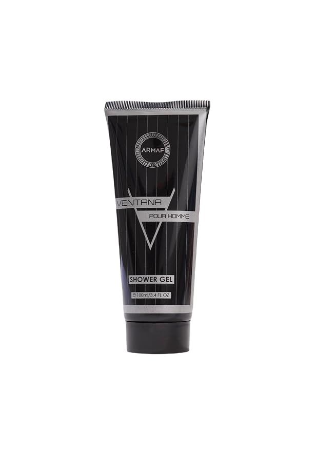 Ventana by Armaf for Men - 4 Pc Gift Set 3.4oz EDP Spray, 3.4oz Shower Gel, 8.4oz Shampoo, 1.7oz Body Spray