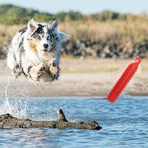 Dog Water Toys, 2 Pack Floating Bumper Fetch Toy Dummy