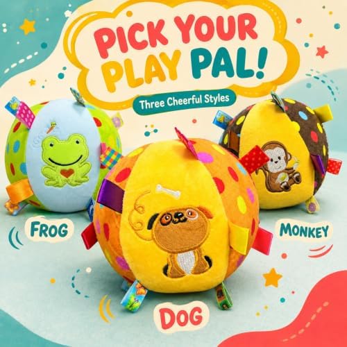 Squeaky Play Balls for Dogs,Squeaky Ball Interactive Toy，A+A