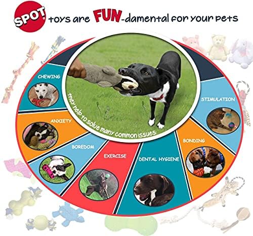 Ethical Pet Plush Soccerball Dog Toy [Set of 3]3, for Small Breeds