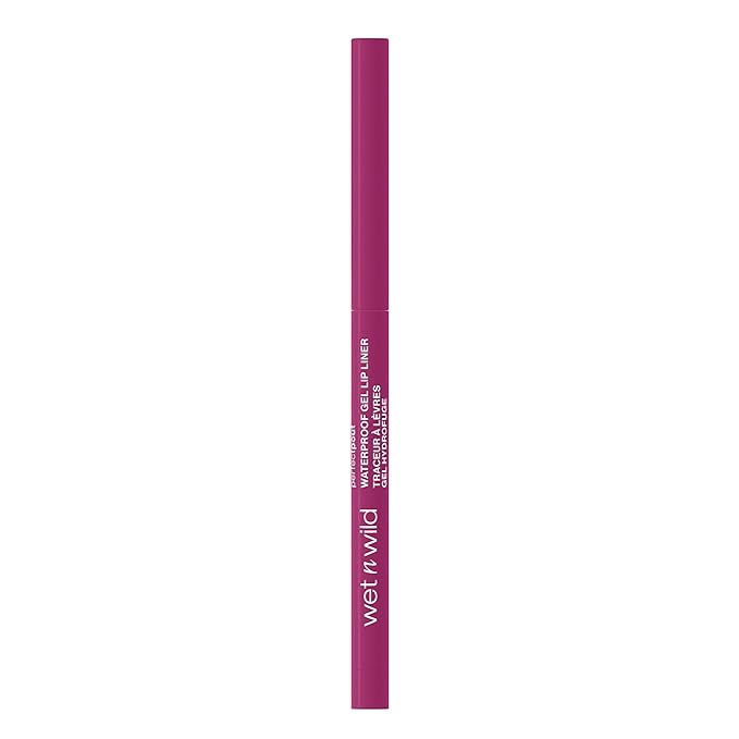wet n wild Lip Liner Perfect Pout Matte Retractable Gel Lip Liner Pencil, Plum Together