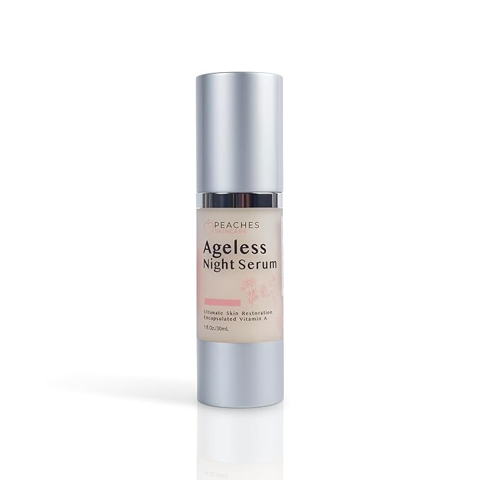 Retinol Serum for Face – Vitamin A Concentrate to Support Radiant, Even-Looking Skin – Plant-Based Facial Formula – Ageless Night Serum (1 oz)