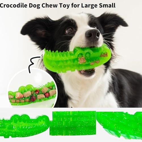 Lettuce Pets Dog Toys, Low Feed Chew and Fetch Crocodile Device Toy for for Medium & Small DogsOdontological Health Inside Use Robust Substance