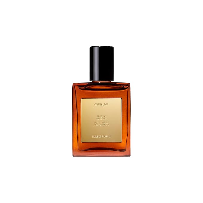 CYKLAR Perfume Oil Roll-On. Travel-Friendly Sex Musk Fragrance with Rose, Tonka Bean, and Musk Notes. Long-Lasting Essential Oil Parfum for Women and Men. 0.5 Fl Oz Scented Rollerball Bottle