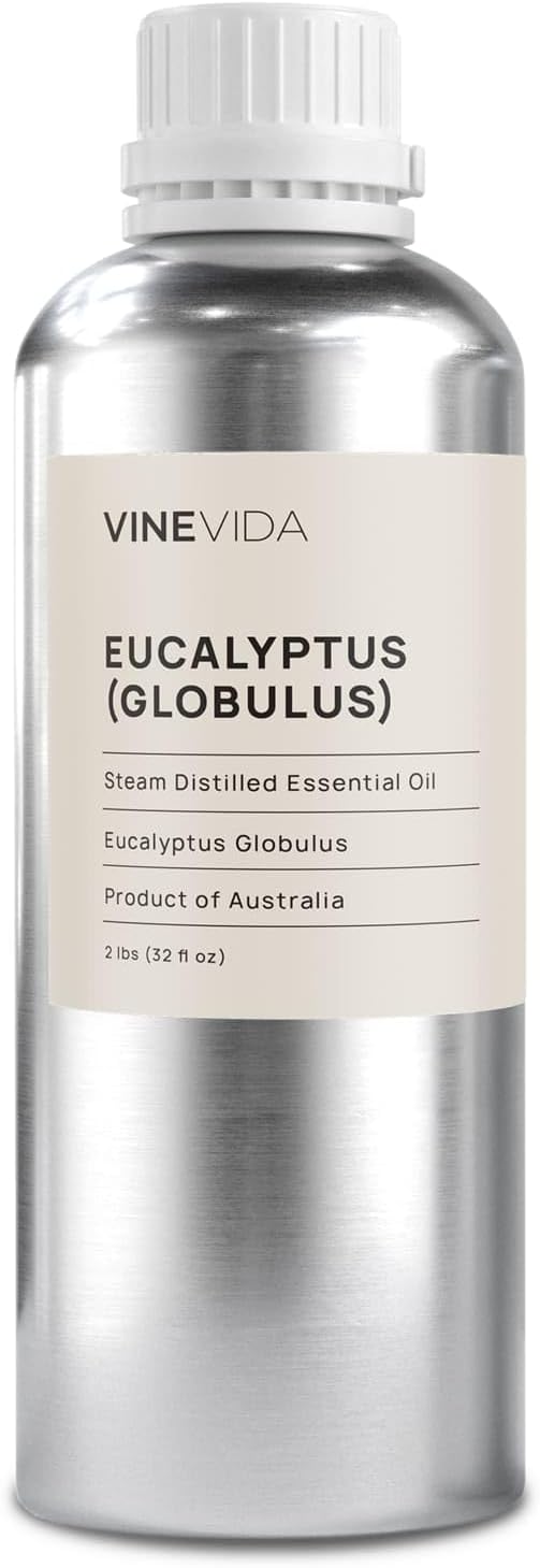 VINEVIDA Eucalyptus Essential Oil 32 oz - Undiluted Eucalyptus Oil 32 oz - Eucalyptus Candle Oil Scent - DIY Candle Scents for Candlemaking