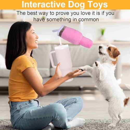 Mity rain Funny Tumbler with Handle Cup Dog Toy