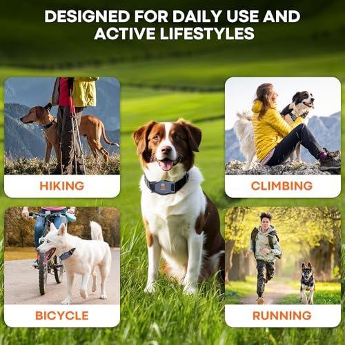 Wireless Dog Fence with Remote Training Collar, 1100 Yard Range, Waterproof E-Collar, 3 Training Modes, Compass & Flashlight for Medium Large Dogs
