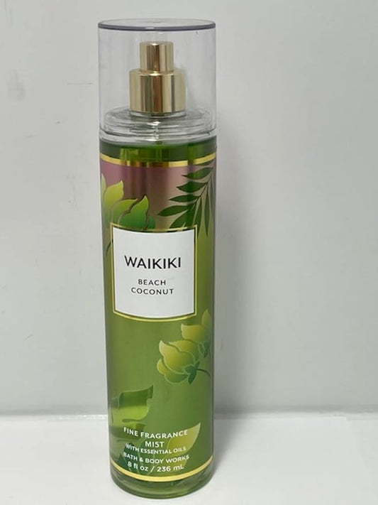 Bath & Body Works Waikiki Beach Coconut 8.0 oz Fine Fragrance Mist