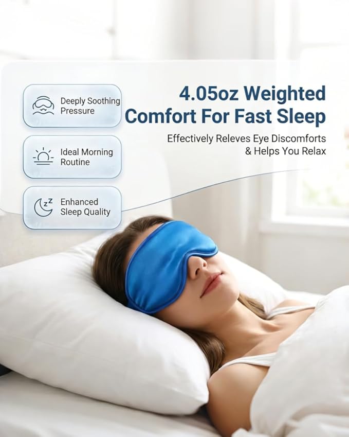 Cooling Eye Mask for Puffy Eyes: Fsa Eligible Items Hsa, Face Ice Eye Pack for Migraine After Surgery Relief - Reuable Cold Compress for Headaches Puffiness - Comfortable Weighted Fit Gel Sleep Mask