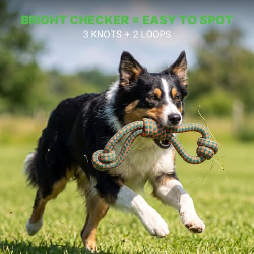 Dog Toys for Aggressive Chewers, Indestructible Dog Toys, Dog Tug Toy