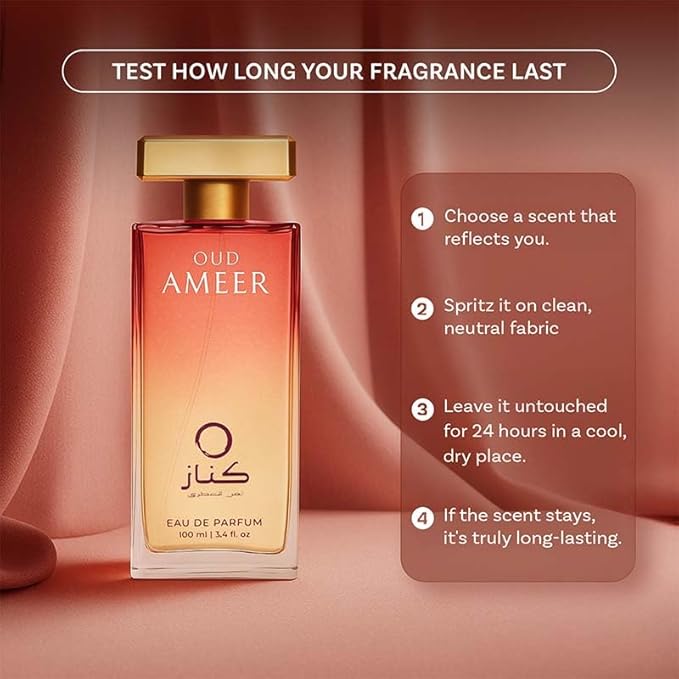KENAZ AROMATIC ARTISTRY OUD AMEER | Men's Fragrance | Perfume for Men | Musky top note | 100 ml pack | 3.4 Fl. Oz. | Amber and Oriental fragrance | Gift for Men | Eau de Parfum EDP