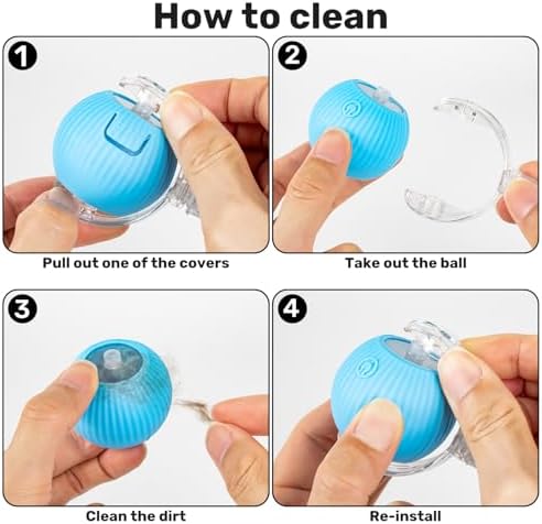 Cat Toy, Electric Interactive Toys for Indoor Cats, Blue