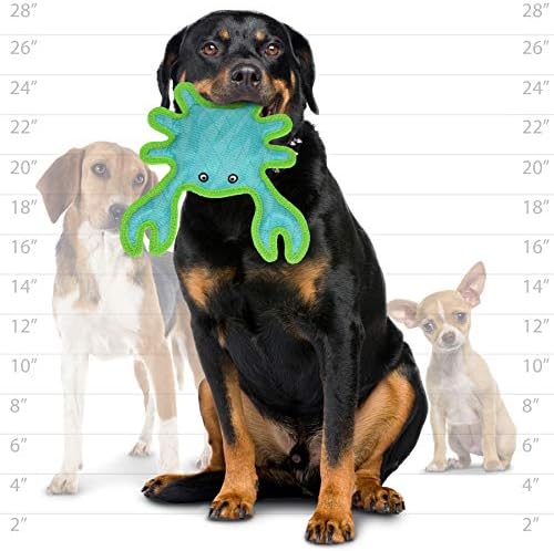 Tuffy® - DuraForce® : 2 Pack Crab Dog Toy: Ultra Durable Plush Toy with Multiple Layers & Reinforced Seams, Washable and Floats, DuraForce® Construction