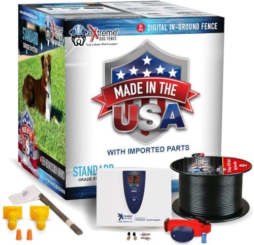 Underground Electric Dog Fence Kit, Standard, 1-Dog, 1500 ft