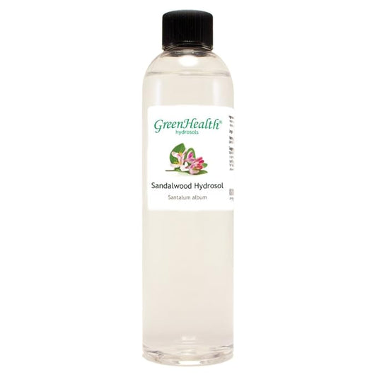 Sandalwood Hydrosol (Floral Water) - 8 fl oz Plastic Jug w/Cap - 100% Pure (NOT Oil)