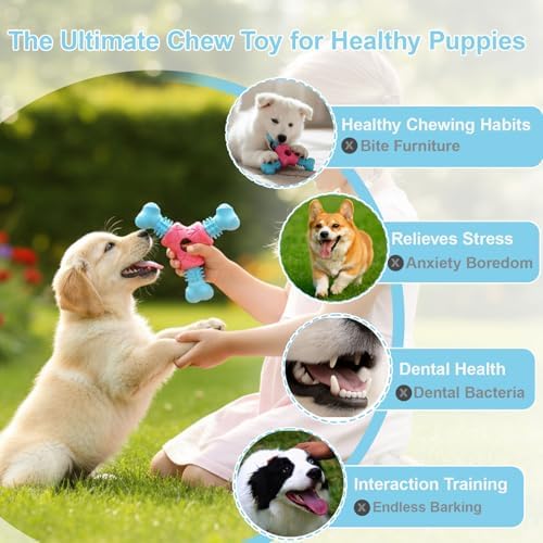 Puppy Chew Toys for Teething, Dog Chew Toys for Small Medium Dogs