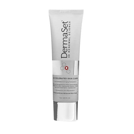 DermaSet Anti-Aging Renewal Cream (NEW FORMULA) with Plant-Based Stem Cells Advanced Formula to Visibly Reduce Wrinkles, Fine Lines and Crow's Feet Instantly (1)