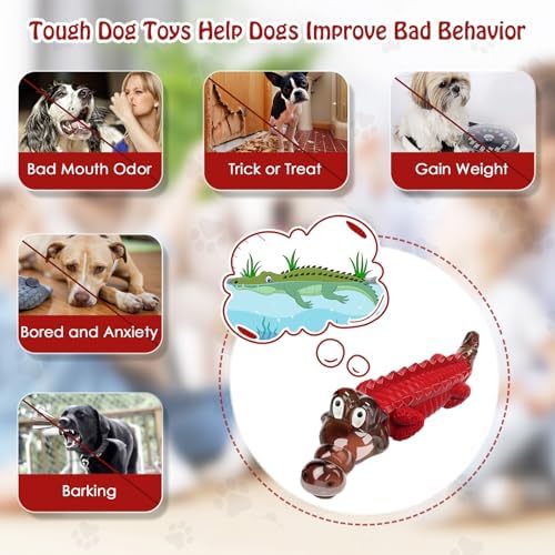 Jeefome Dog Toys for Aggressive Chewers