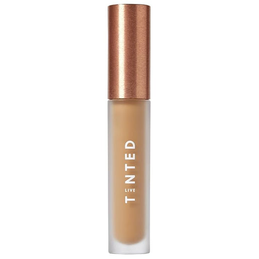 Live Tinted Hueskin Serum Concealer - Medium-to-Full Coverage Concealer with Niacinamide, & Hyaluronic Acid for Dark Circles, Fine Lines & Wrinkles, Buildable Long-Lasting Formula, 0.35 oz Shade 10