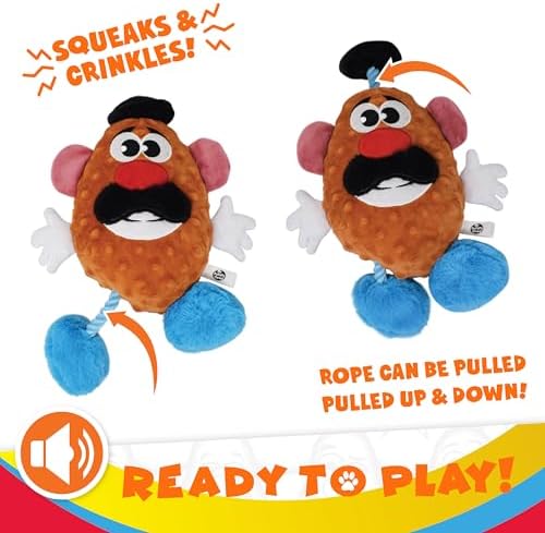Hasbro 11in Dog Toys Squeak and Crinkle Mr. Potato Head - Mixed Colors