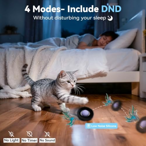 Interactive Cat Toy Ball-Automatic Motion Activated Moving Ball Toys