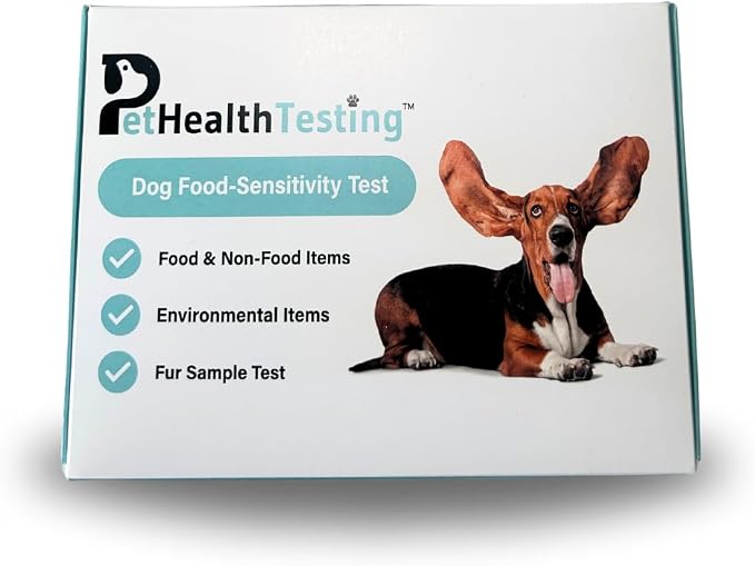 Dog Food Intolerance Test | Sensitivity Test Kit | Food Test | Accurate for All Breeds and Ages | Easy to Use | Non-Invasive Fur Sample | 375 Item Test | Results Report in 3 Days | U.S Based Testing