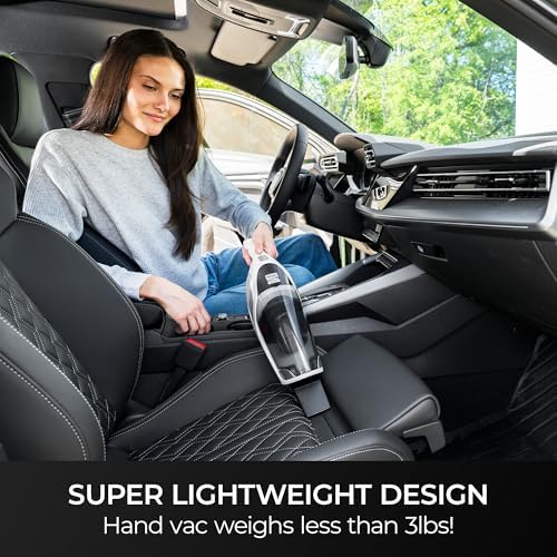 Kenmore 200 Series Cordless Stick Vacuum Lightweight Cleaner | 2-Speed Power Suction LED Headlight 2-in-1 Handheld for Hardwood Floor, Low Pile Carpet & Pet Hair