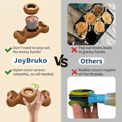 Enrichment Frozen Dog Treat Dispensing Interactive Chew Toy, Brown