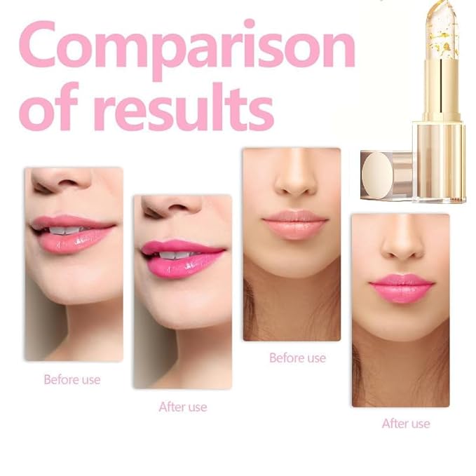 Transfer Proof Color Changing Lipstick 2pcs Ph Lipstick Color Changing Clear For Women, Long Lasting Moisturizing Lip Glow,Hydrating Non-Sticky For Women,Vivid Color