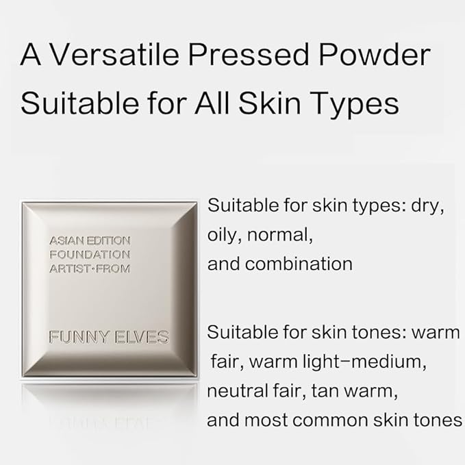 Funny Elves Face Powder Concealer Long Lasting Photosensitive Smooth T00 1 Count
