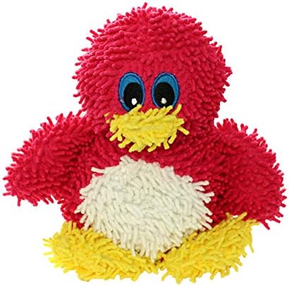 MIGHTY Tuffy Microfiber Medium Ball Penguin Dog Toy