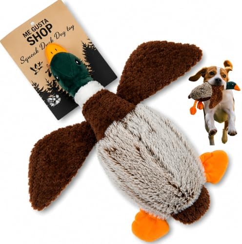 Duck Dog Toy Squeak Toys | Mallard-Shaped | Shaped Pet Toys | Duck Dog Toys for Large Dogs | Mallard Dog Toy | Dog Chew Toys | Stuffed Toys Interactive Animal.