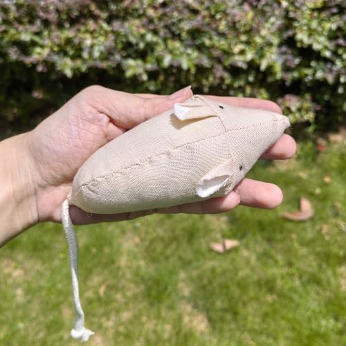 Big Mouse Cat Toys with Catnip, 6 Pcs Large 5inch Size Mice for Indoor Cats