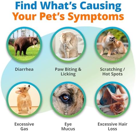 5Strands Kibble & Wet Pet Food Intolerance Test for Dogs & Cats | 410 Items Tested, Identify Trigger Ingredients In Your Pet’s Diet, At Home Hair Sample Screening, Fast Results in 4 Days