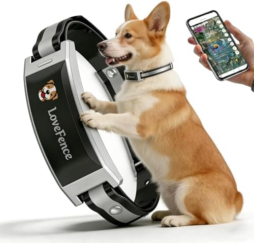 GPS Wireless Dog Fence System with Real-Time Tracking & Training