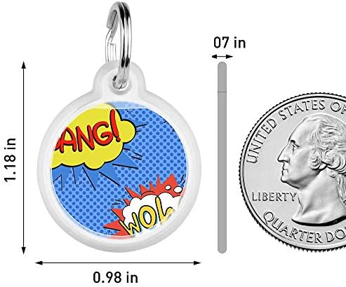 Pet ID Tag for Dog Cat with QR Passport Global Search System of Lost Pets - Digital ID Dog Tag - Wow
