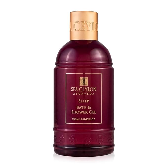 SPA CEYLON SLEEP Bath & Shower Gel | Mild Cleansing Formula | Calming & Relaxing | Nourishes Skin | Vegetarian | Suitable for all skin types