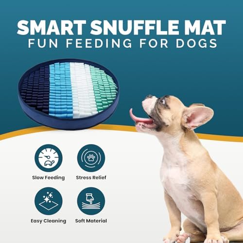 PET ARENA Adjustable Dog Snuffle Mat Interactive Feeding Toy - Multicolor